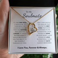 Load image into Gallery viewer, To My Soulmate Forever Love Necklace