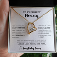 Load image into Gallery viewer, To My Perfect Mummy Forever Love Necklace