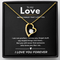 Load image into Gallery viewer, To My Love Forever Love Necklace