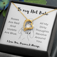 Load image into Gallery viewer, To My Hot Babe Forever Love Necklace