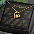 Load image into Gallery viewer, To My Daughter Forever Love Necklace
