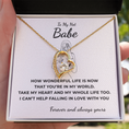Load image into Gallery viewer, To My Hot Babe Forever Love Necklace
