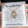 Load image into Gallery viewer, To My Hot Babe Forever Love Necklace
