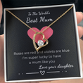 Load image into Gallery viewer, To The World's Best Mum Forever Love Necklace
