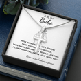 Load image into Gallery viewer, To My Hot Babe Artisan Cross Necklace with Snake Chain