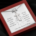 Load image into Gallery viewer, To My Hot Babe Artisan Cross Necklace with Snake Chain