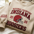 Load image into Gallery viewer, Embroidered Hoosiers Champs 25/26 Quarter-Zip Sweatshirt, Hoodie Sweatshirt T-Shirt