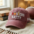 Load image into Gallery viewer, Embroidered Indiana Hoosiers Vintage Style Baseball Cap, Dyed Cap