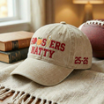 Load image into Gallery viewer, Embroidered Indiana Hoosiers Vintage Style Baseball Cap, Dyed Cap