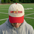 Load image into Gallery viewer, Embroidered Indiana Hoosiers Vintage Style Trucker Hat, Dyed Cap
