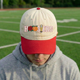 Load image into Gallery viewer, Embroidered Indiana Hoosiers Vintage Style Trucker Hat, Dyed Cap
