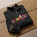 Load image into Gallery viewer, Embroidered Hoosiers Champs Sweatshirt: Rose & Peach Bowl 25/26 Quarter-Zip Sweatshirt, Hoodie Sweatshirt T-Shirt

