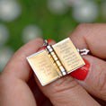 Load image into Gallery viewer, Personalized Book Necklace
