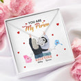 Load image into Gallery viewer, You Are My Person Necklace With Personalized Message Card (9 Necklace Designs) - Name, Skin, Hair, State, Quote can be customized
