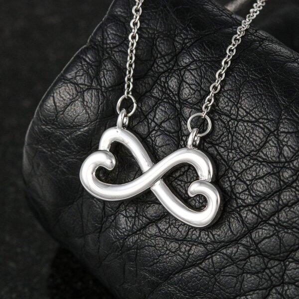 We'll Be The Old Ladies With Personalized Message Card (9 Necklace Designs) - Name, Quote and Background can be customized