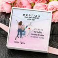 Load image into Gallery viewer, We'll Be The Old Ladies With Personalized Message Card (9 Necklace Designs) - Name, Quote and Background can be customized

