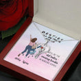 Load image into Gallery viewer, We'll Be The Old Ladies With Personalized Message Card (9 Necklace Designs) - Name, Quote and Background can be customized

