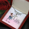Load image into Gallery viewer, We'll Be The Old Ladies With Personalized Message Card (9 Necklace Designs) - Name, Quote and Background can be customized
