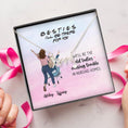 Load image into Gallery viewer, We'll Be The Old Ladies With Personalized Message Card (9 Necklace Designs) - Name, Quote and Background can be customized
