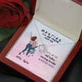 Load image into Gallery viewer, We'll Be The Old Ladies With Personalized Message Card (9 Necklace Designs) - Name, Quote and Background can be customized
