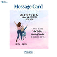 Load image into Gallery viewer, We'll Be The Old Ladies With Personalized Message Card (9 Necklace Designs) - Name, Quote and Background can be customized
