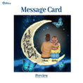 Load image into Gallery viewer, To My Daughter Moon With Personalized Message Card (9 Necklace Designs) - Name, Skin, Hair, Clothes and Background can be customized
