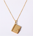 Load image into Gallery viewer, Personalized Book Necklace
