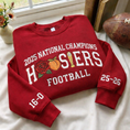 Load image into Gallery viewer, Embroidered Hoosiers Champs 25/26 Quarter-Zip Sweatshirt, Hoodie Sweatshirt T-Shirt
