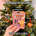 Load image into Gallery viewer, Personalized Photo Strip Christmas Keychain Ornament
