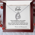 Load image into Gallery viewer, To My Hot Babe Forever Love Necklace
