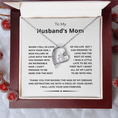 Load image into Gallery viewer, To My Husband's Mom Forever Love Necklace
