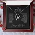 Load image into Gallery viewer, To My Mom Interlocking Hearts Necklace
