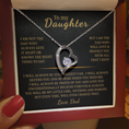 Load image into Gallery viewer, To My Daughter  Forever Love Necklace
