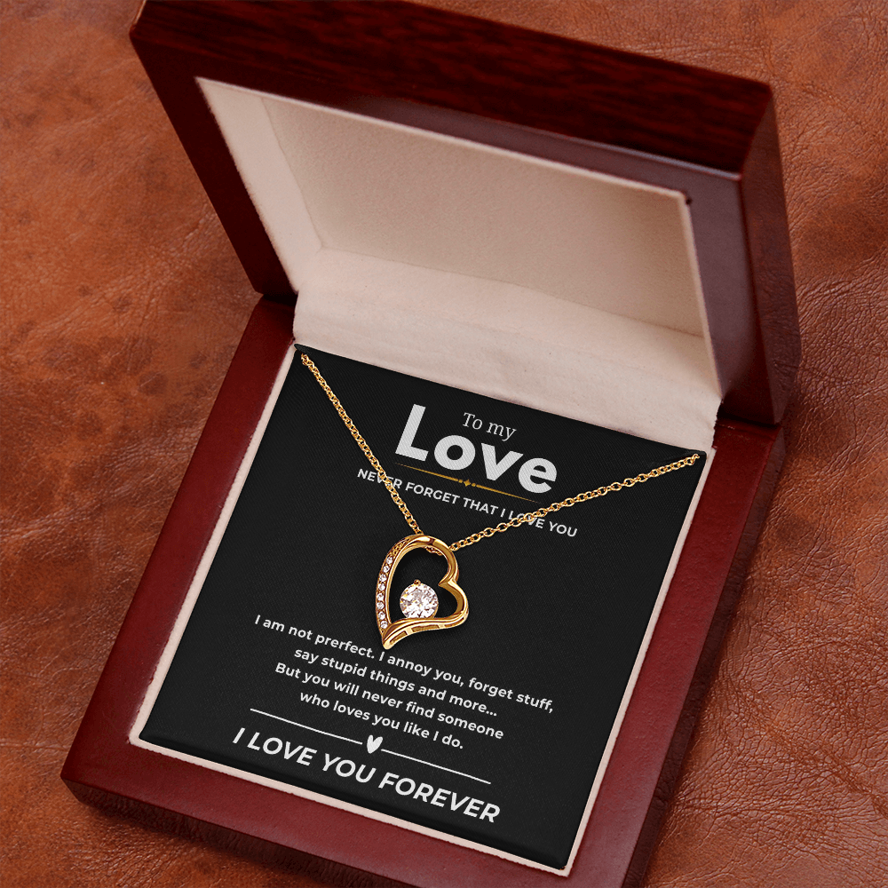 To My Love  Forever Love Necklace