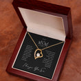 Load image into Gallery viewer, To My Mom Interlocking Hearts Necklace
