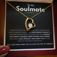 Load image into Gallery viewer, To My Soulmate Forever Love Necklace
