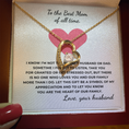 Load image into Gallery viewer, To The Best Mom of All TIme Forever Love Necklace
