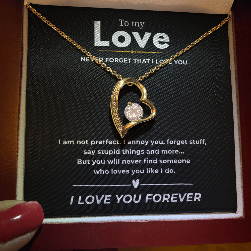 To My Love  Forever Love Necklace