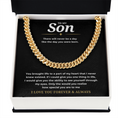 Load image into Gallery viewer, To My Son Cuban Link Chain
