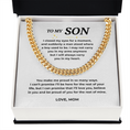 Load image into Gallery viewer, To My Son Cuban Link Chain
