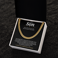 Load image into Gallery viewer, To My Son Cuban Link Chain
