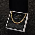 Load image into Gallery viewer, Personalized Promise Necklace Cuban Link Chain
