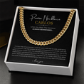 Load image into Gallery viewer, Personalized Promise Necklace Cuban Link Chain
