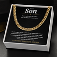 Load image into Gallery viewer, To My Son Cuban Link Chain
