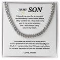 Load image into Gallery viewer, To My Son Cuban Link Chain
