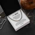 Load image into Gallery viewer, To My Son Cuban Link Chain
