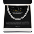 Load image into Gallery viewer, Personalized Promise Necklace Cuban Link Chain
