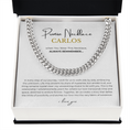 Load image into Gallery viewer, Personalized Promise Necklace Cuban Link Chain
