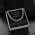 Load image into Gallery viewer, Personalized Promise Necklace Cuban Link Chain
