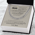 Load image into Gallery viewer, To My Son Cuban Link Chain
